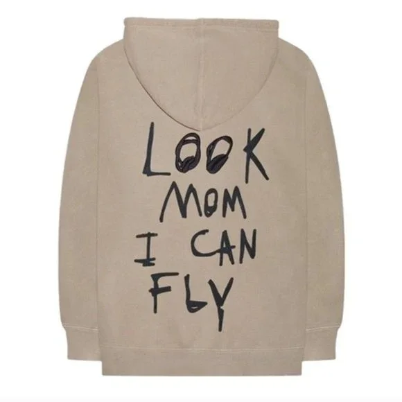 Travis Scott Astroworld Look Mom I Can Fly Hoodie Medium